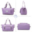 Foldable Travel Duffle Bag with Rhombus Design