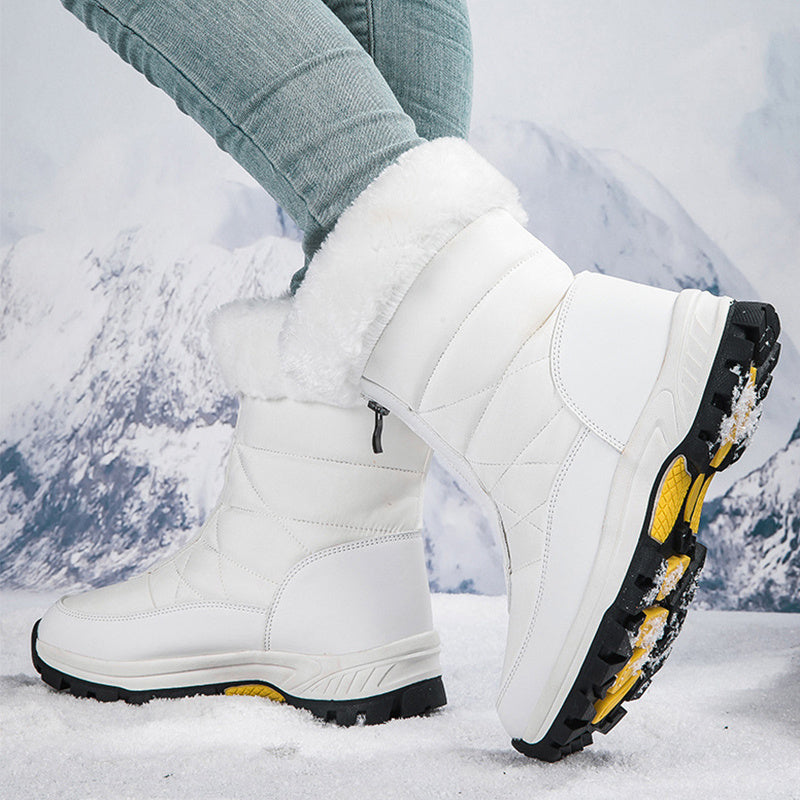 Botas de Tobillo con Cremallera y Plataforma Livianas para Mujer