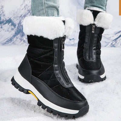 Botas de Tobillo con Cremallera y Plataforma Livianas para Mujer