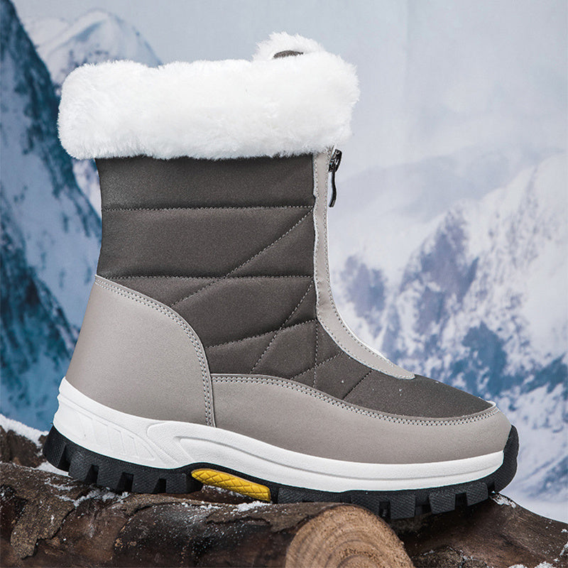 Botas de Tobillo con Cremallera y Plataforma Livianas para Mujer
