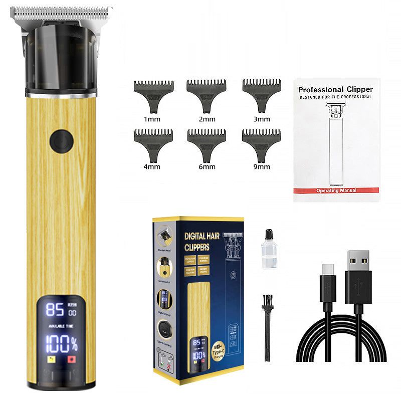 Cortadora de Cabello Eléctrica Premium con Cuchillas de Acero Inoxidable