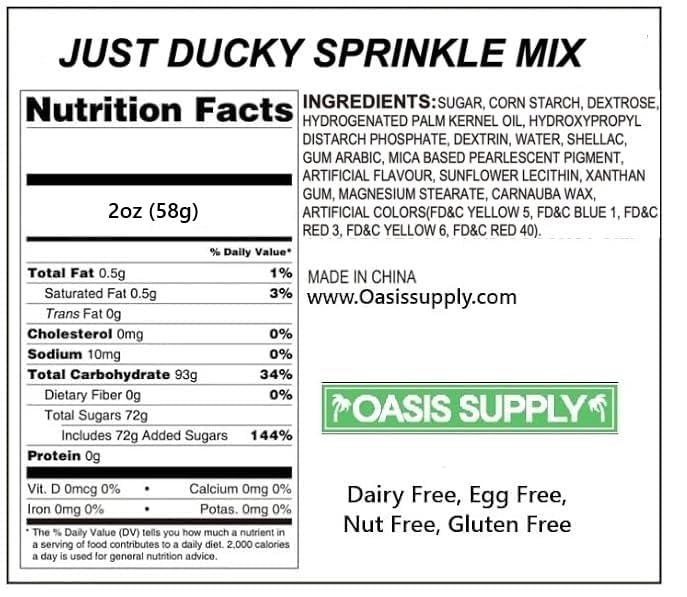 Oasis Supply Baby Shower Sprinkles - Ducky Mix