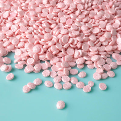 Oasis Supply Baby Shower Sprinkles - Pearl Quins (Pink)