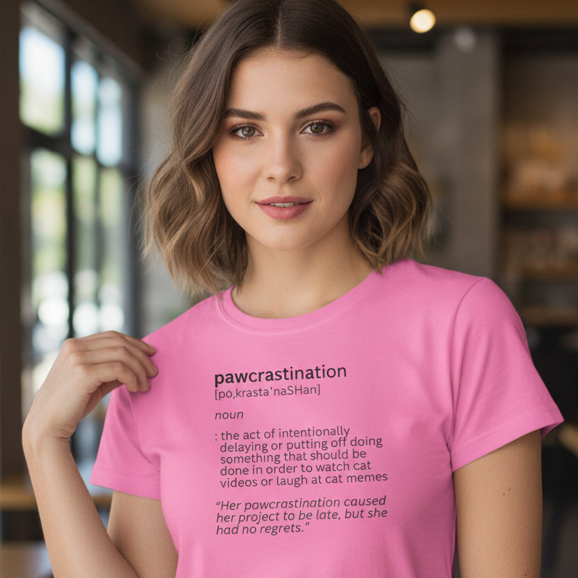 T-shirt Softstyle Femme Pawcrastination