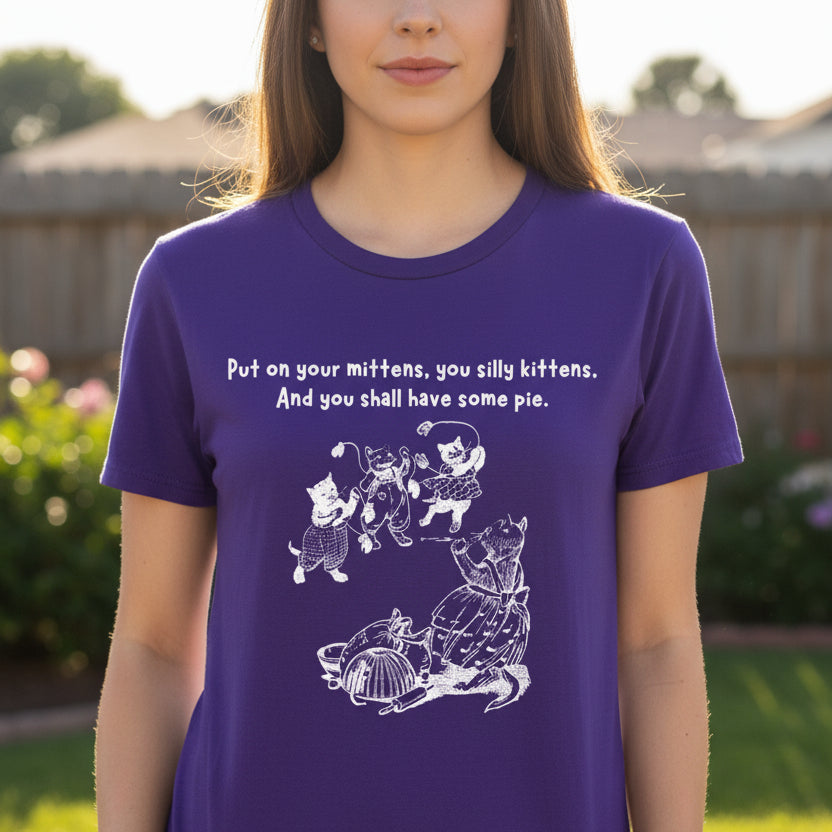 Charming Kittens Women's Cozy Cotton Tee