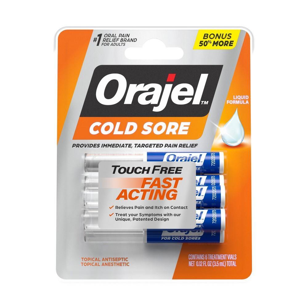 Orajel Touch-Free Cold Sore Treatment 0.12 Oz