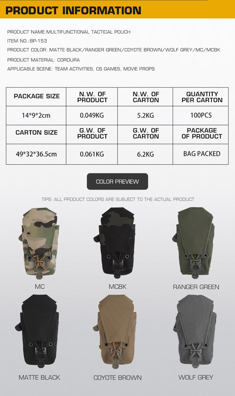 Multifunctional Camouflage Tactical Bag - Korvel