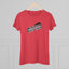 T-shirt slim fit chat légèrement sauvage et principalement fatigué