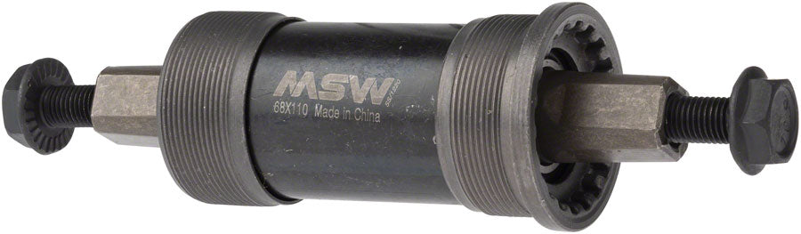 MSW ST100 Boîtier de pédalier - Anglais 68 x 110mm Square Taper JIS