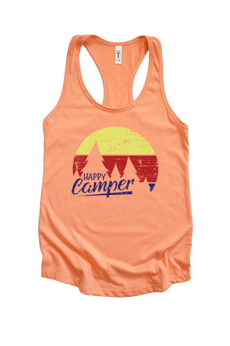 Happy Camper Racerback Tank Top - Korvel