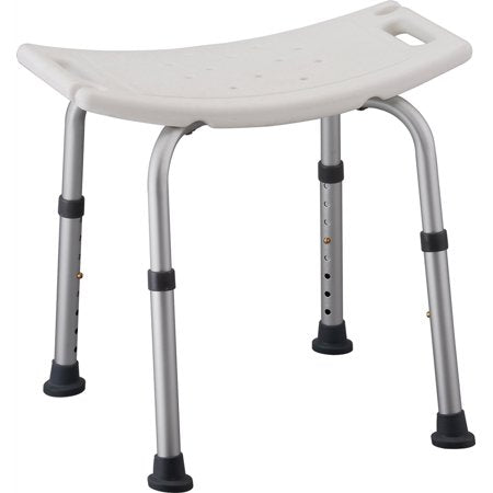 Asiento de baño Nova con respaldo y brazos - Blanco