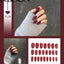 Premium Stiletto Press-On Nails with Glue - 24 Pieces