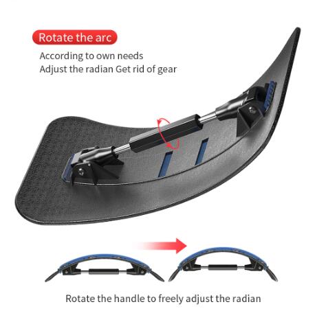 Rotary Adjustment Stretch Relax Stretcher Lumbar Support Spine Pain Relief - Korvel