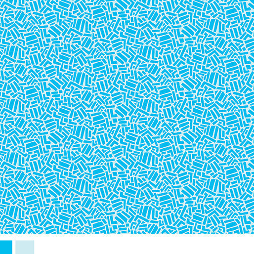 Dashes Sky Cheeto's World Cotton Fabric - 44"/45" Per Yard