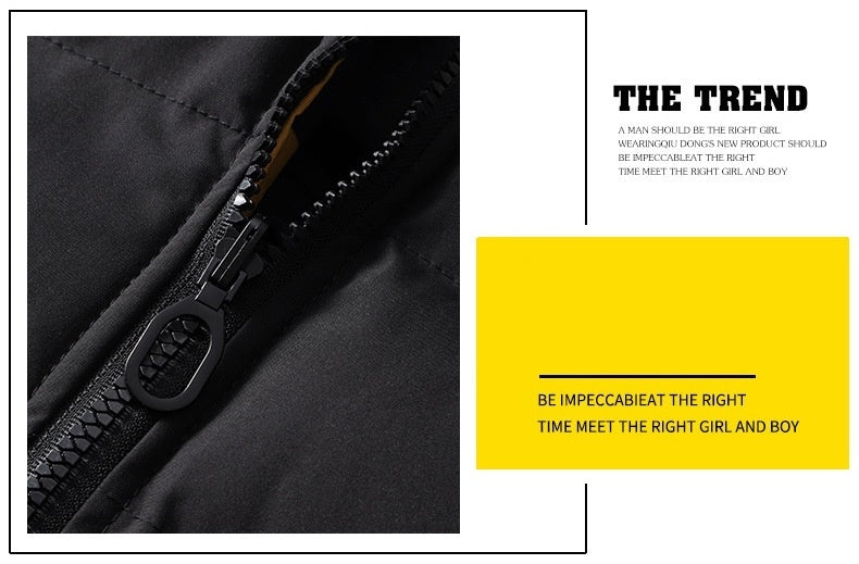 Men's Winter Thickened Cotton-Padded Puffer Jacket