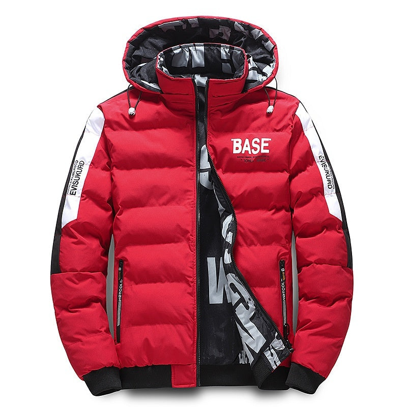 Men's Winter Thickened Cotton-Padded Puffer Jacket