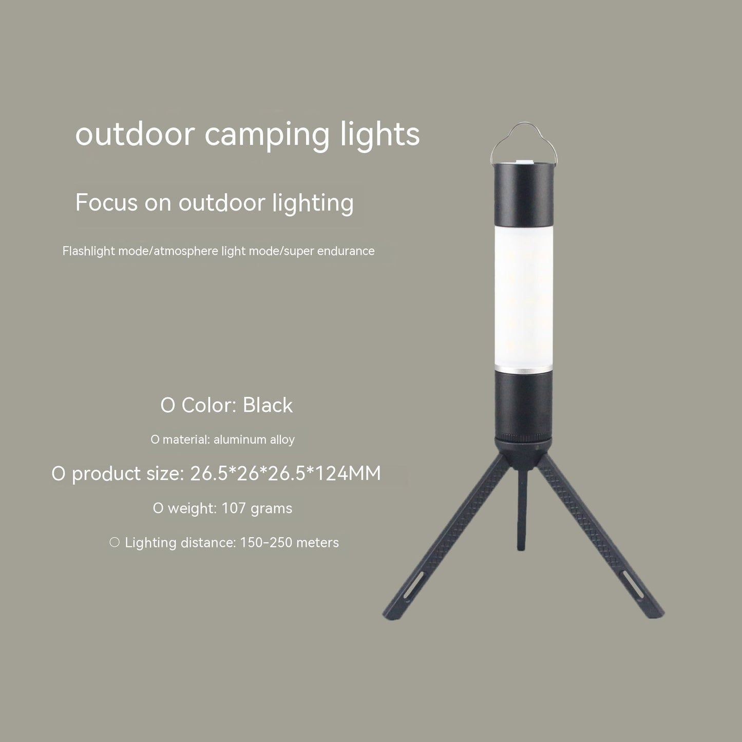 Linterna de Camping Exterior Premium con Iluminación LED