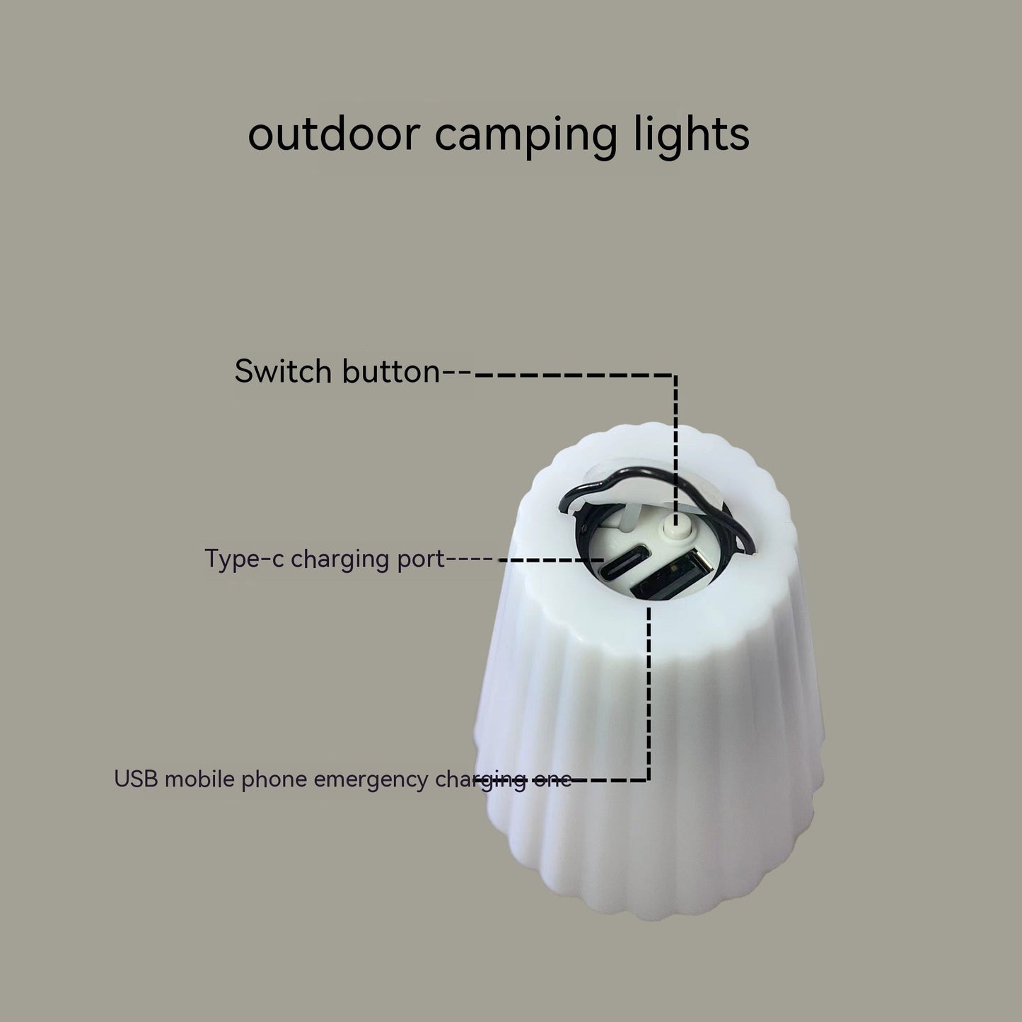Linterna de Camping Exterior Premium con Iluminación LED