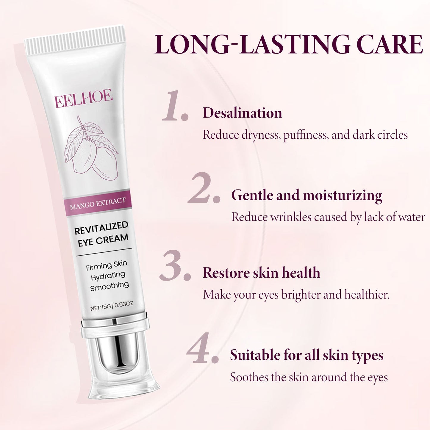 Mango Eye Cream Reduces Fine Lines Of Crow's Feet Bags And Gently Nourishes Elasticity And Tightens The Skin Around Eyes - Korvel
