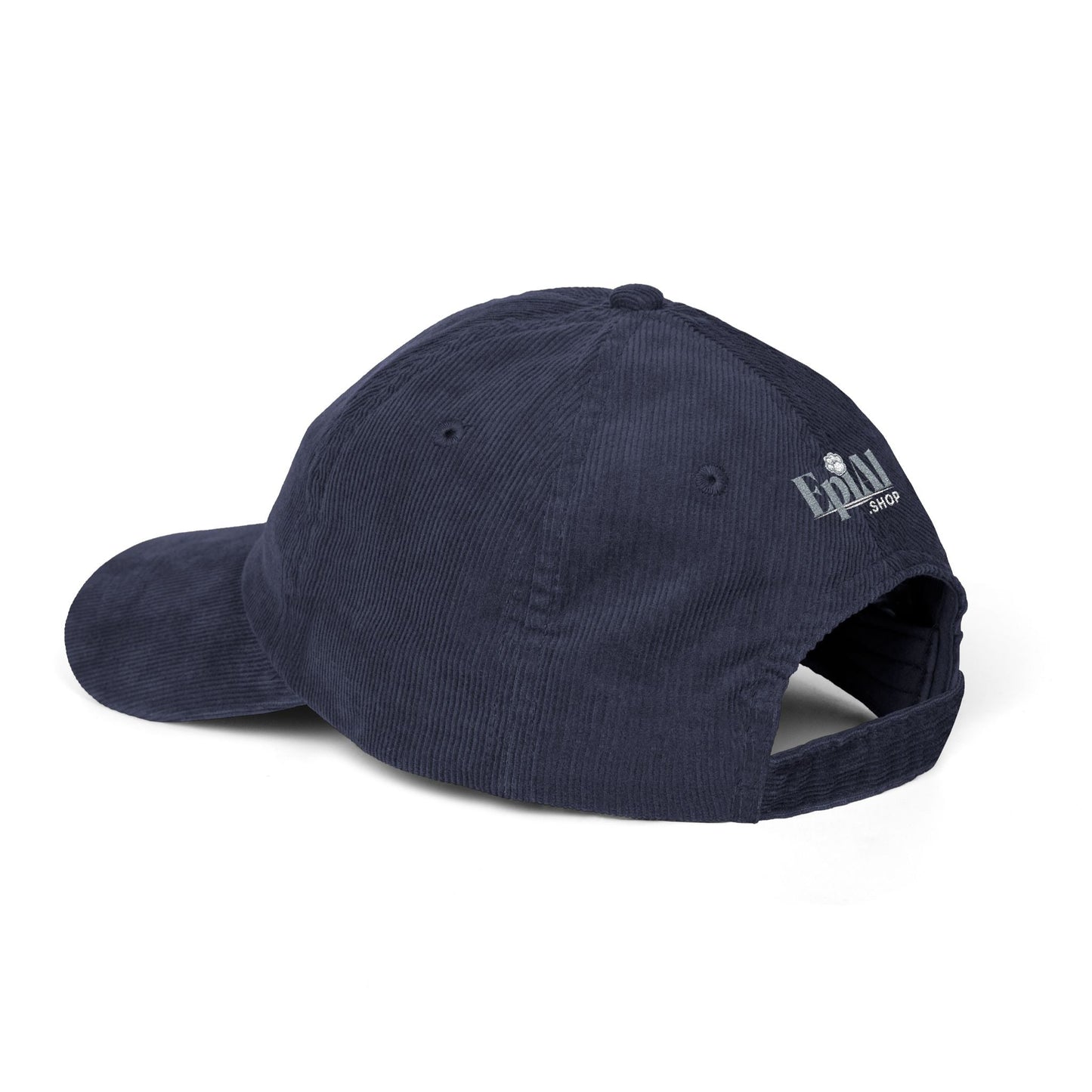 Still Here – Casquette en velours côtelé brodée de ruban lavande
