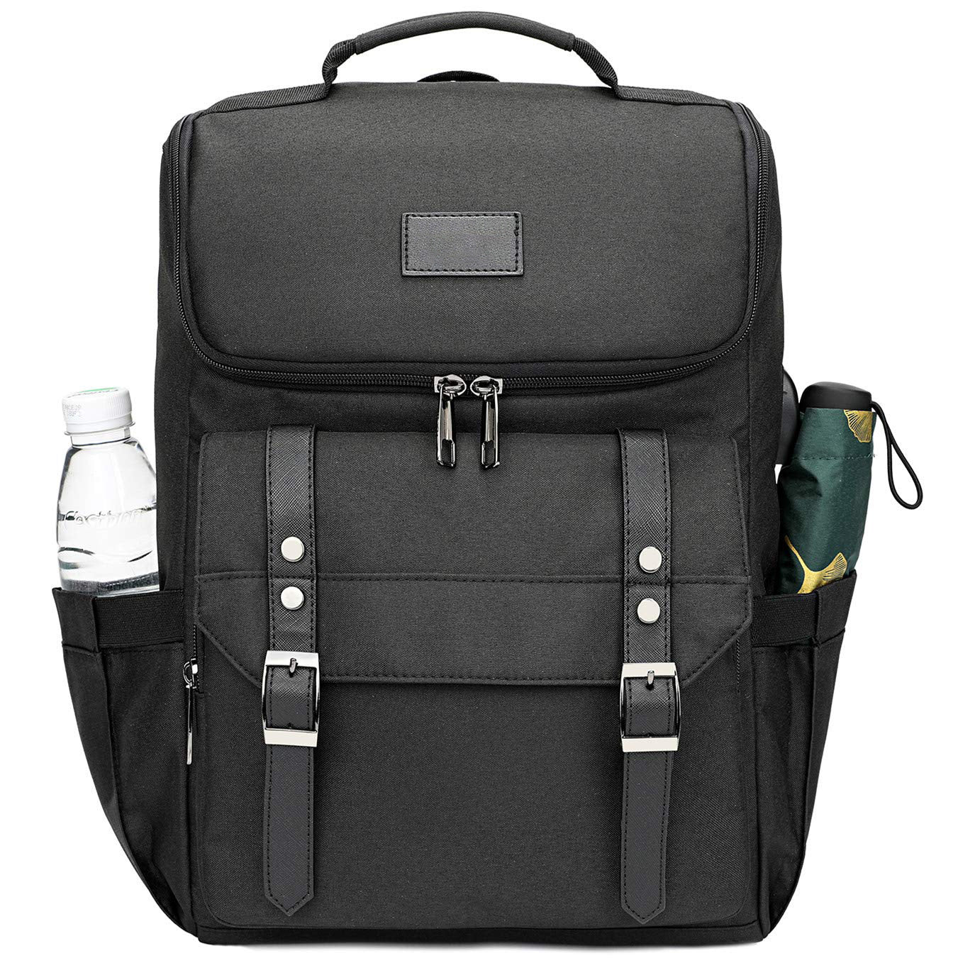 Mochila Retro de Viaje para Laptop de Hombre con Puerto USB