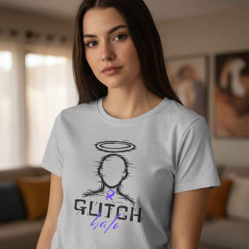 Glitch Halo Women’s Epilepsy Awareness T-Shirt