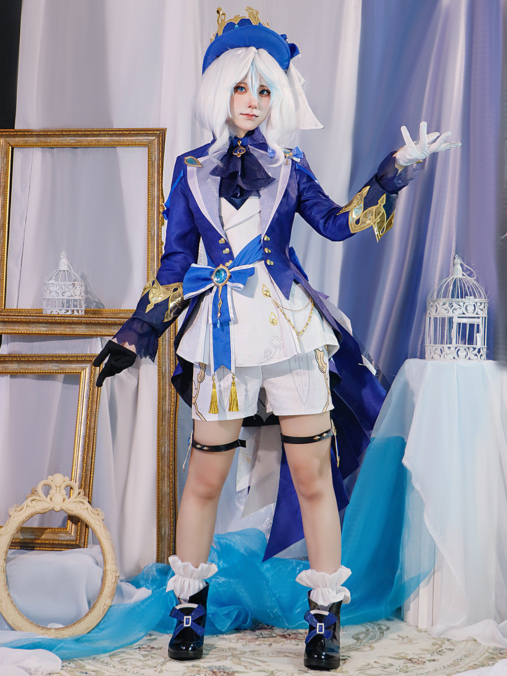 Original Divine Water Talisman Nina Cost Feng Danxin Role Playing Anime Costume Women's Shoes - Korvel