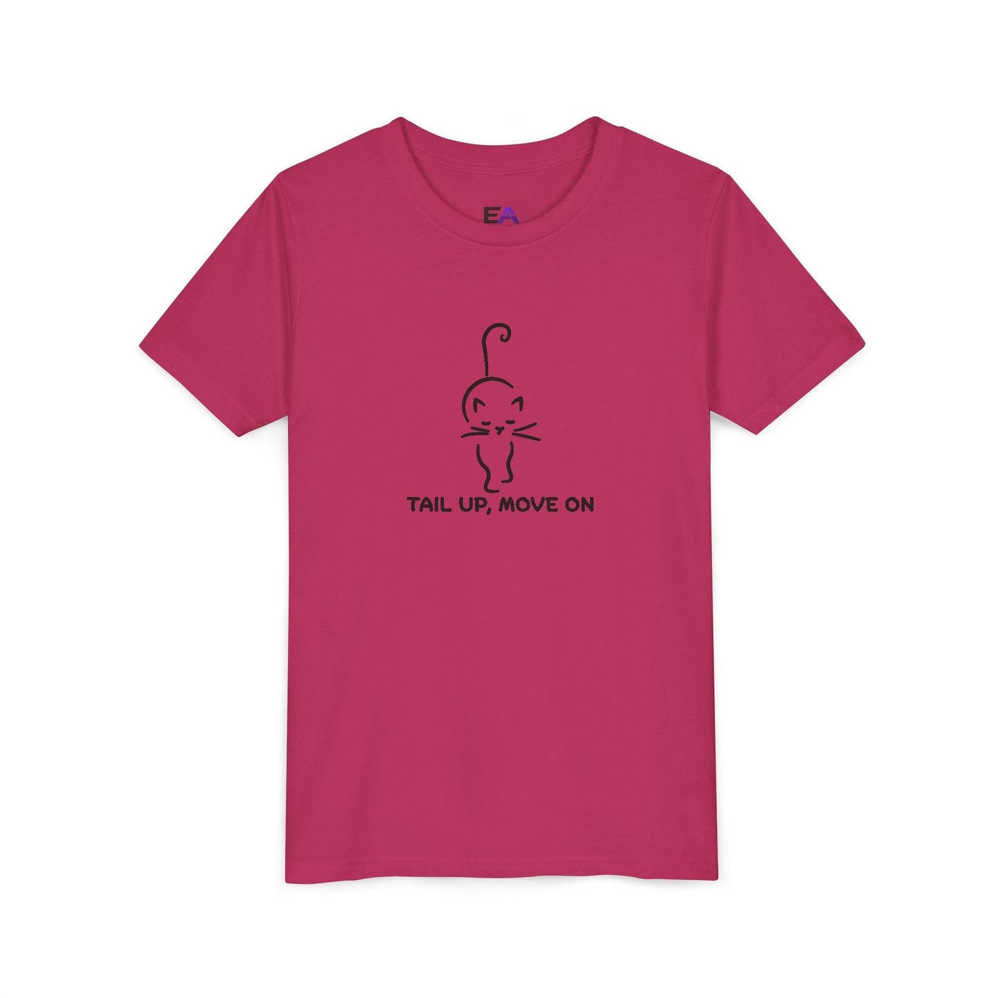Tail Up, Move On Youth Tee – Small Human, Big Attitude