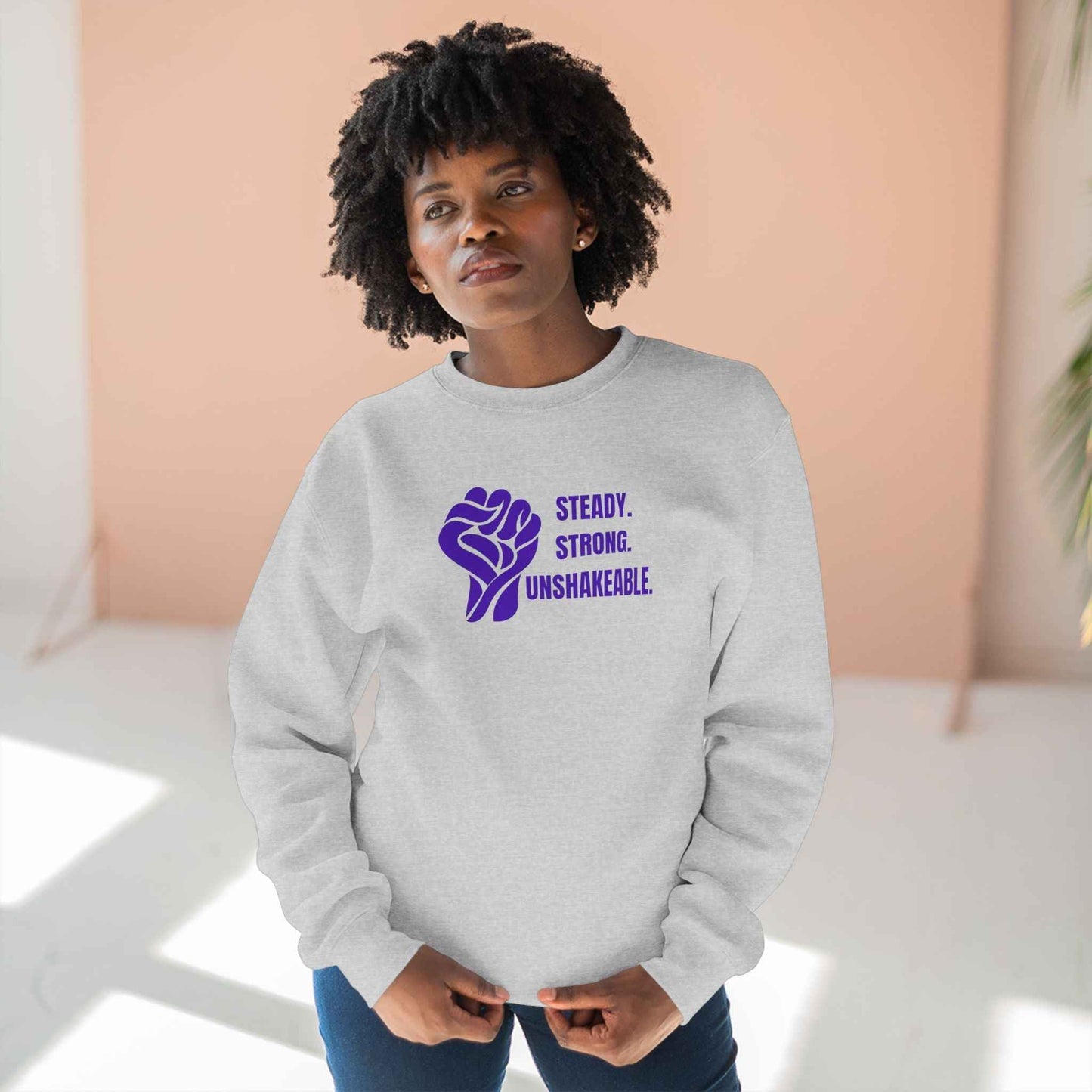 Constante. Fuerte. Inquebrantable. Sudadera de Concienciación sobre la Epilepsia