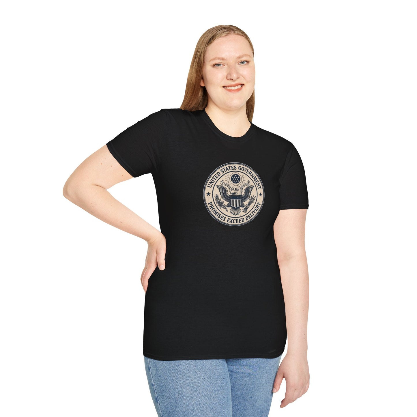 T-shirt avec le sceau du gouvernement des États-Unis - T-shirt en coton premium