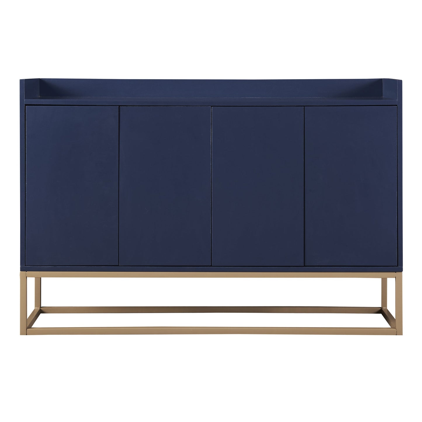 TREXM Modern Sideboard Elegant Buffet Cabinet with Large Storage Space for Dining Room, Entryway (Navy) - Korvel
