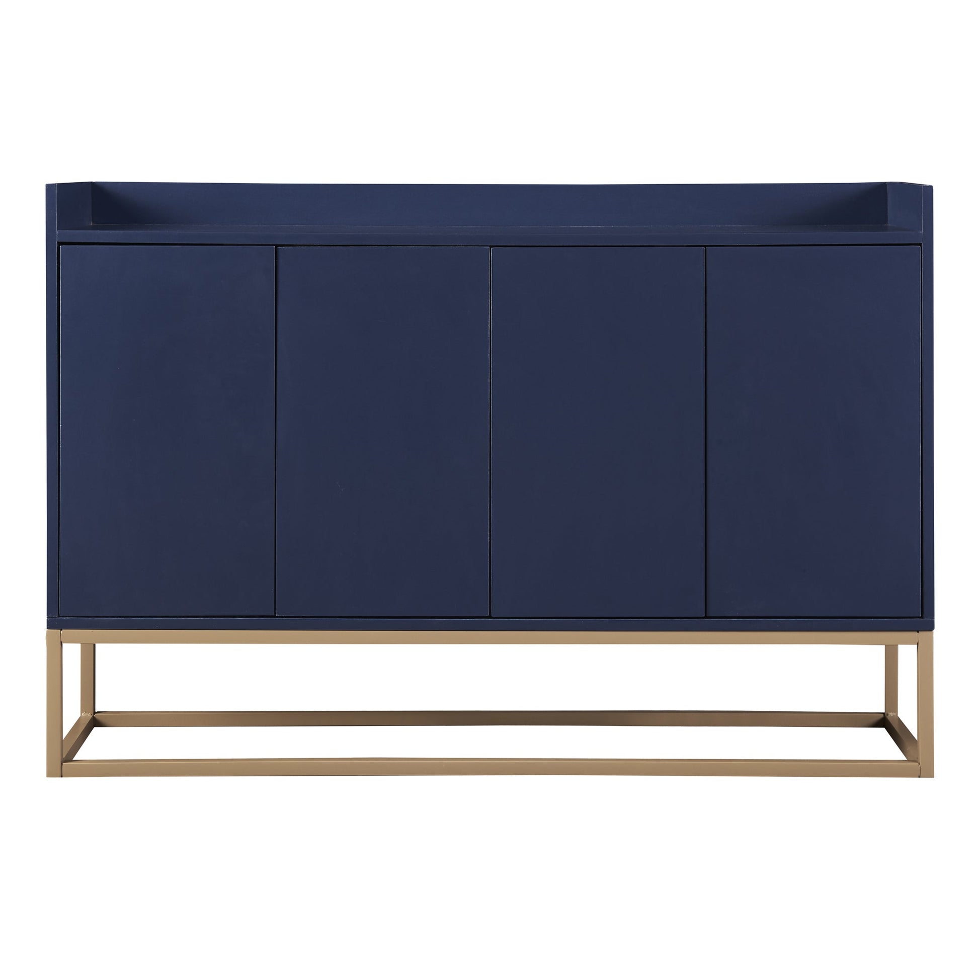 TREXM Modern Sideboard Elegant Buffet Cabinet with Large Storage Space for Dining Room, Entryway (Navy) - Korvel