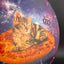 Fuzion Justice - DyeMax - Space Kitty Pizza Disc Golf Disc