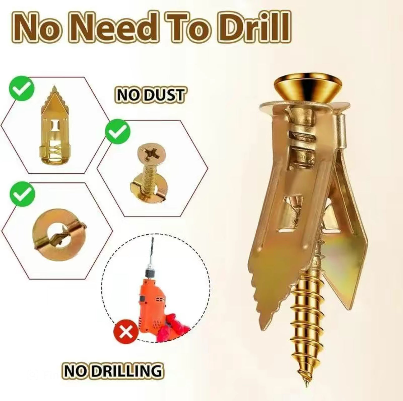 DrywallGrip Anchors & Screws - Korvel