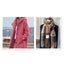 Women's Thickened Tweed Medium-Length Trench Coat