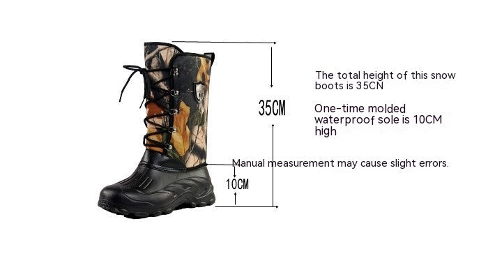 Bottes de pêche pour hommes thermiques imperméables de qualité supérieure
