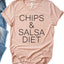 Chips & Salsa Diet 1731 T-Shirt
