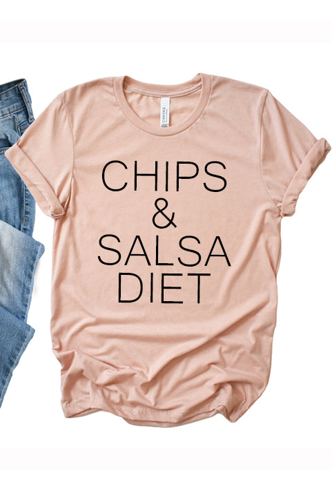 Chips & Salsa Diet 1731 T-Shirt