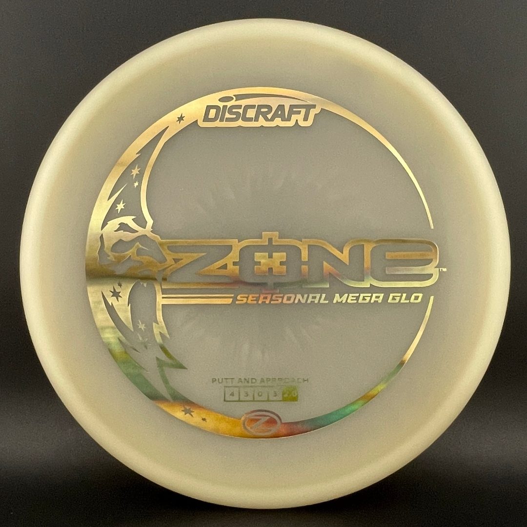Discraft Mega Glo Zone - Premium Glow Disc Golf Putter
