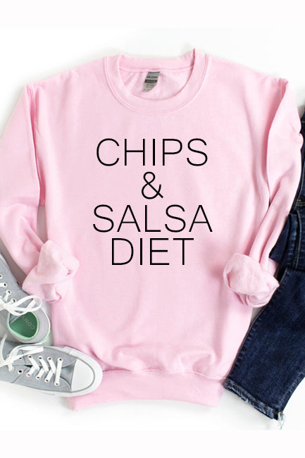 Chips & Salsa Diet Unisex Sweatshirt