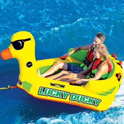 WOW Sports Lucky Ducky 2P Towable - Fun for the Whole Family