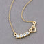 Collier en argent sterling avec aquamarine véritable de 0,24 carat