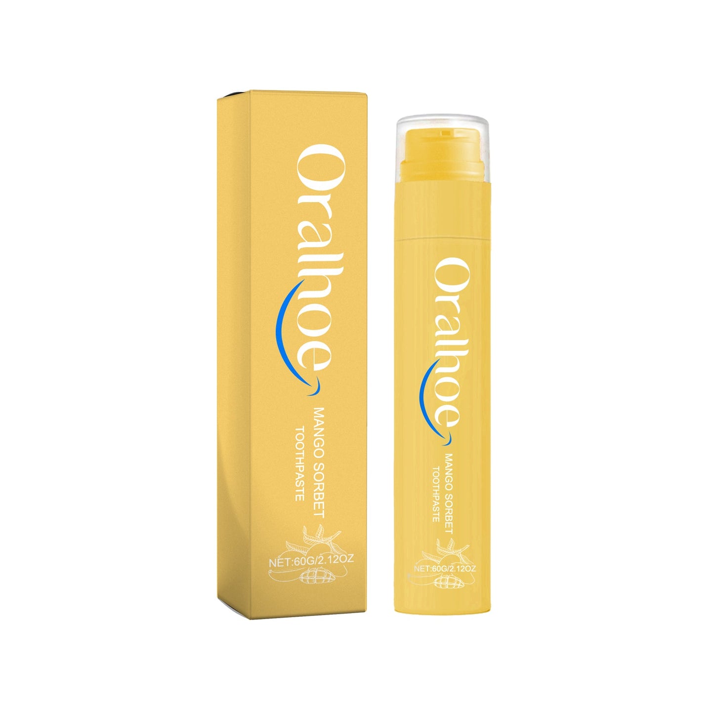 Mango Sorbet Toothpaste for Fresh Breath and Bright Teeth