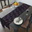 Couverture de table HOPE en code Morse pour la sensibilisation à l'épilepsie - Design de ruban viole