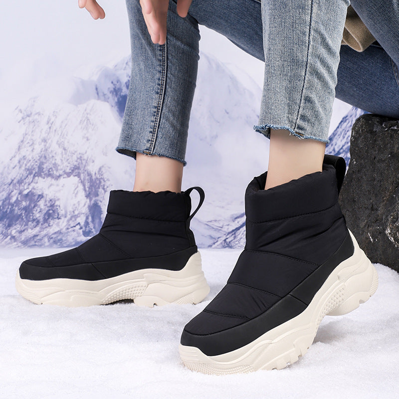 Bottes de neige mi-hautes pour femmes pour un confort en extérieur