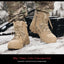 Men's Fleece-Lined Winter Combat Boots for Outdoor Adventures