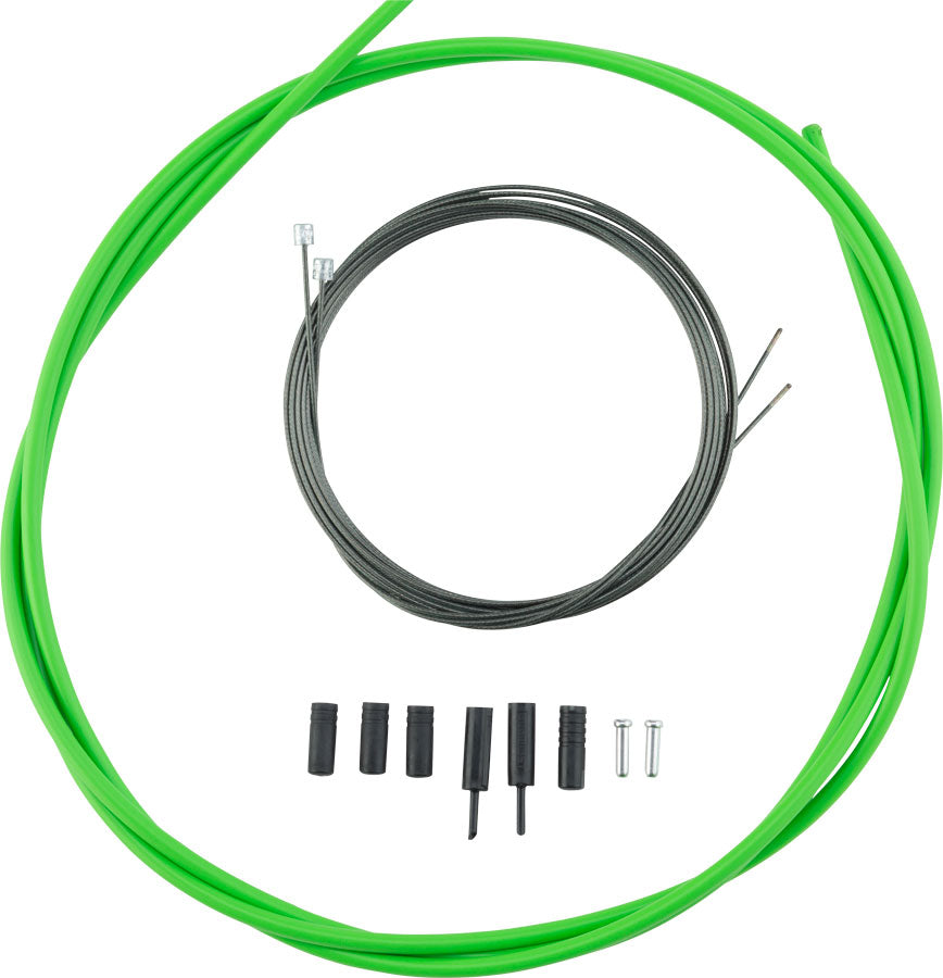 Shimano Road Optislick Derailleur Cable and Housing Set - Green