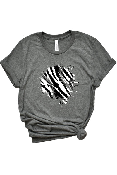 Zebra Baseball 1737 T-Shirt