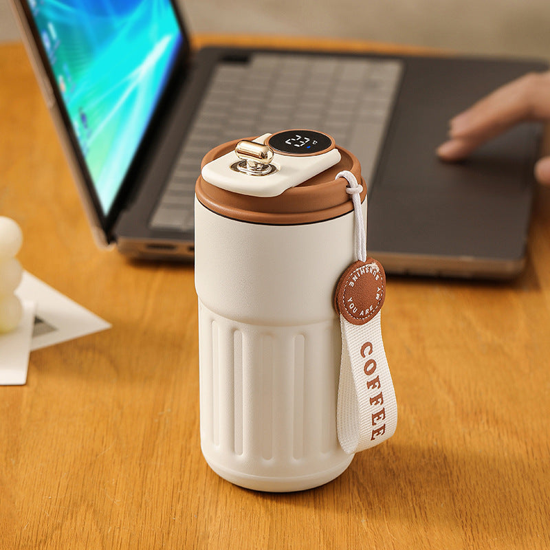 Botella Térmica Digital Inteligente - Taza de Acero Inoxidable Aislada de 450ml