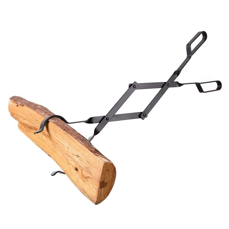 The Grizzly Grabber Fire Tongs are 26 - inch, heavy - duty, rust - resistant tools for camping and indoor/outdoor use. - Korvel